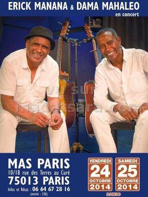 Erick Manana et Dama Mahaleo en concert au MAS Paris