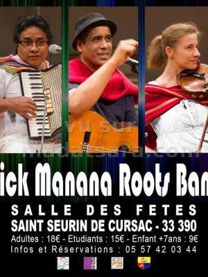 Erick Manana Roots Band à la Salle des fêtes Saint Seurin de Cursac