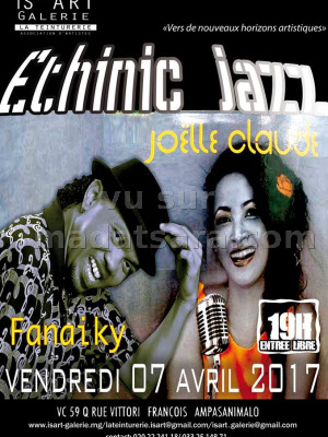 Ethinic jazz avec Fanaiky‍ & Joelle Claude‍ - Is'Art Galerie‍