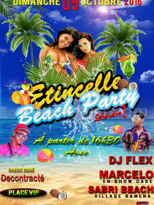 Etincelle beach party avec Dj Flex‍, Marcello‍ - Sabri Beach Ramena‍