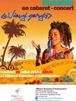 Eusébia en cabaret - concert "Viavy gasy" à l'Alliance Française d'Antananarivo.