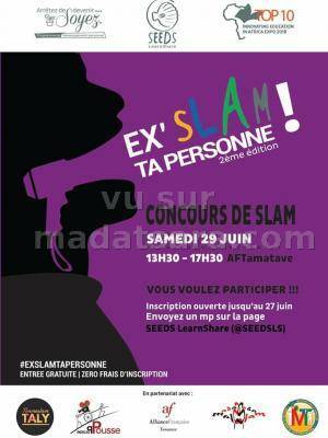 Ex'Slam ta personne AF - Alliance Française Toamasina