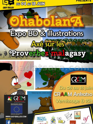 Expo BD & Illustrations axé sur les proverbes malagasy - Craam Ankatso