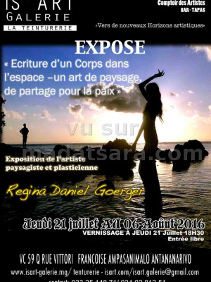 Expo Ecriture d'un Corps dans l'espace Regina Daniel Georget - Is'Art Galerie