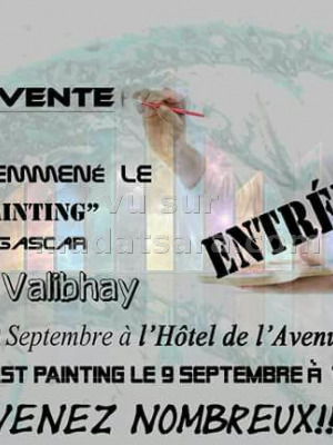 Expo-vente de Fast painting avec Zouzar Valibhay - Hotel de l'Avenue (HDA) Analakely‍