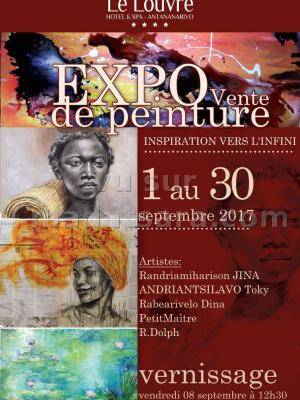 Expo vente de peinture inspiration vers l'infini Le Louvre 313 Antaninarenina