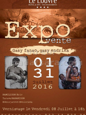Expo-Vente Gasy fanao, gasy endrika au Louvre
