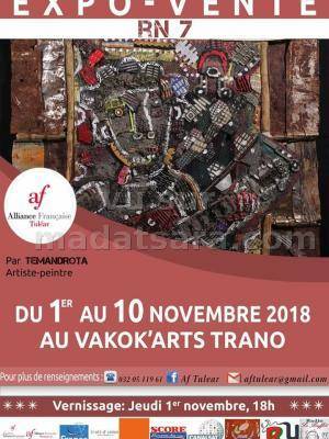 Expo vente RN7 Vakok'Arts Trano Toliary