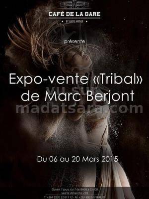 Expo-vente &quot;Tribal&quot; de Marc Berjont au Café de la gare