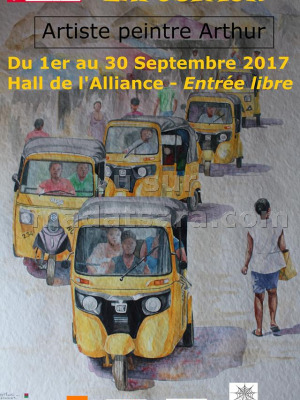 Exposition Artiste peintre Arthur - AF - Alliance Française de Mahajanga‍