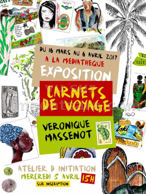 Exposition carnets de voyage Véronique Massenot - IFM - Institut Français de Madagascar‍
