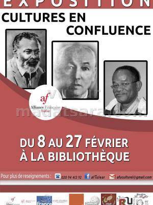 Exposition cultures en confluence à la bibliothèque de l'Alliance Française de Toliara