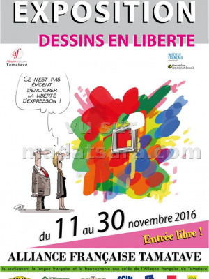 Exposition dessins en liberté - AF - Alliance Française Toamasina‍