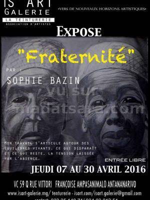 Exposition Fraternité par Sophie Bazin au Is'Art Galerie