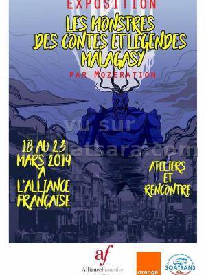 Exposition Les monstres des contes et légendes malagasy AF - Antsiranana Diégo Suarez