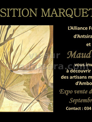 Exposition marqueterie - Alliance Française d'Antsiranana