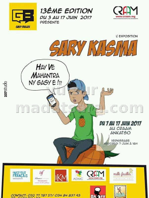 Exposition Sary Kasma - Gasy Bulles 13è édition - Espace Art Public (CRAAM) Ankatso‍