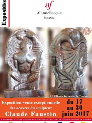 Exposition-vente exceptionnelle des oeuvres du sculpteur Claude Faustin - AF - Alliance Française Toamasina‍