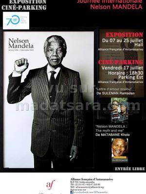 Exposition Ciné-parking Nelson Mandela à l'Alliance Française d'Antananarivo