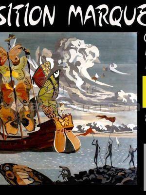 Exposition Marquetterie Ouvrages de Dominique Masseron au Café de l'Alliance