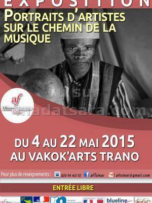 Exposition Portraits d'artistes sur le chemin de la musique au Vakok'Arts Trano