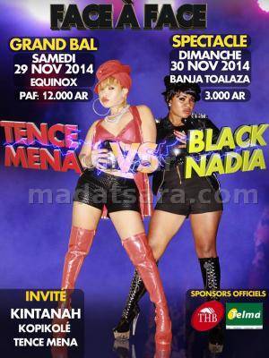 Face à face - Tence Mena et Black Nadia à Equinox et Banja Toalaza