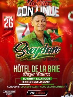 Sreydan en showcase Hotel de la baie Diego