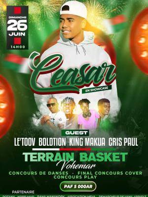 Ceasar en showcase Terrain basket Vohemar