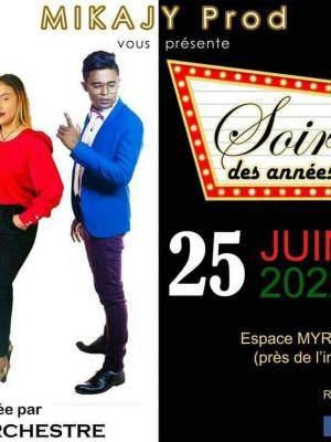 Soirée des années 80-90 - Espace Myrah Ambatomaro