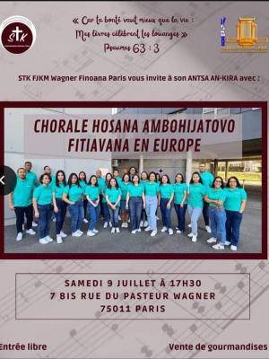 Chorale Hosana Ambohijatovo Fitiavana en Europe - FJKM Wagner