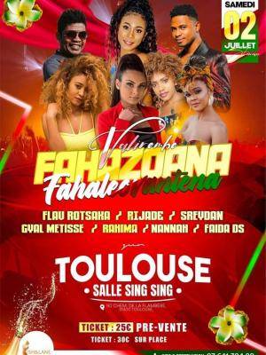 Valirombo fahazoana fahaleovantena Flav Rotsaka, Rijade, Srevoan, gyal metisse, Rahima, Nannah, Fayda Ds Showcase Le Sing Sing Toulouse