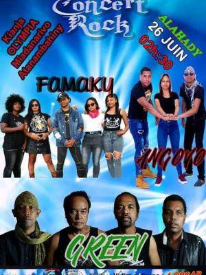 Green, Famaky, Angovo Concert Canal Olympia Andohatapenaka