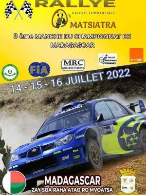 3e manche du championnat de Madagascar  Sport / Rallye Galerie comerciale Matsiatra