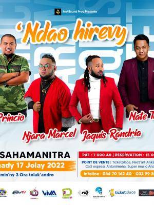 Princio, Njara Marcel, Jacquis Randria, Nate Tex Concert Antsahamanitra
