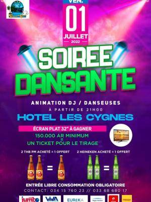 Diner/Soirée dansant(e) Les Cygnes Mandrosoa Ivato