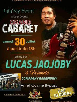 Lucas Jaojoby Cabaret Art et cuisine By Pass
