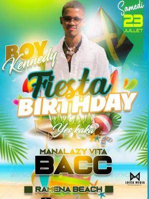 Fiesta birthday Roy Kennedy Showcase Ramena Beach