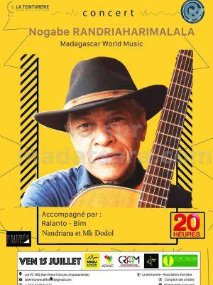 Nogabe Randriarimalala Concert La Teinturerie - Is'Art Ampasanimalo