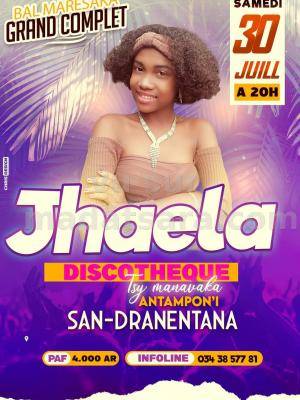 Jhaela Showcase Discotheque Tsy manavaka antampon'i San-dranentana