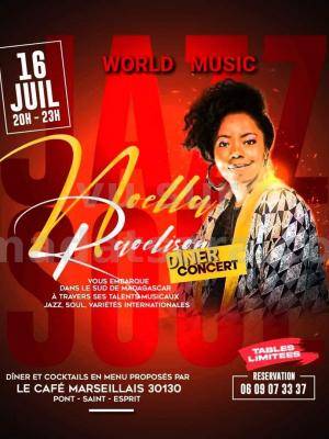 Noella Raoelison Diner/Soirée dansant(e) Le Café Marseillais Pont Saint Esprit