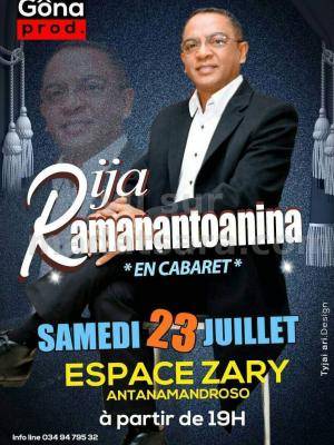 Rija ramanantoanina Cabaret Espace Zary Antanamandroso Ambatondraz