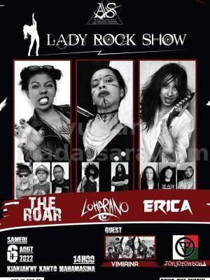 Lady Rock show The Roar, Ny Loharano, Erica Concert Kianjan'ny Kanto Mahamasina