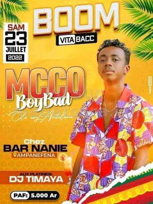 McCo Boybad Showcase Bar chez Nanie Ampanefena