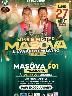 Finale miss et mister Masova Défilé Masova 501 Toamasina