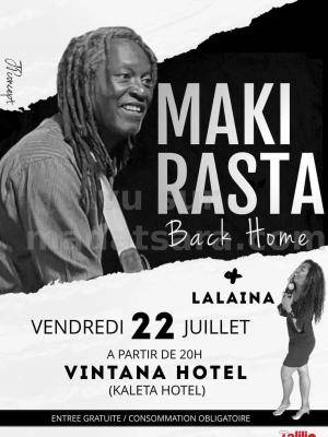 Maki Rasta, Lalaina Showcase Café Vintana Kaleta Hotel Fort-Dauphin