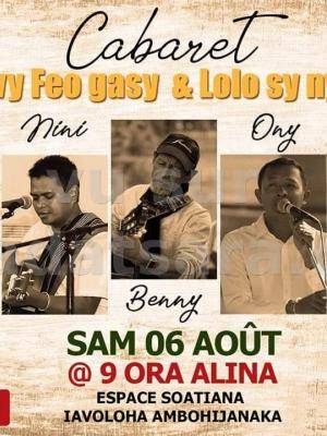 Bebey, Nini Kolibera, Benny, Tarika kolibera, Ony Rakotomalala Showcase Espace Soatiana Imerintsiatosika