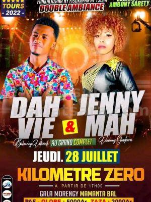 Dah-Vie, Jenny-Mah Showcase kilometre zero