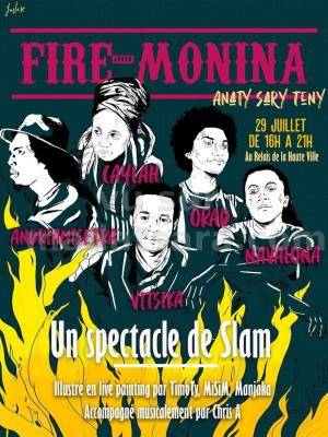 Fire-monina anaty sary teny Caylah Slam Relais De La Haute Ville Anjohy