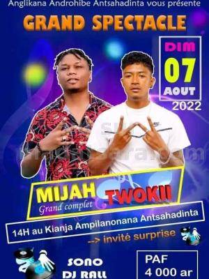Mijah, Twokii Showcase kianja ampilanonana Antsahadita