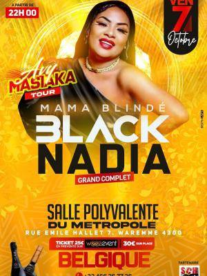 Black Nadia Showcase Salle Le Metropole Waremme